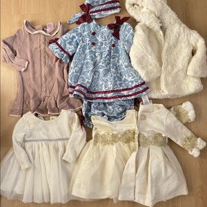 Winter holiday dresses (12mo)